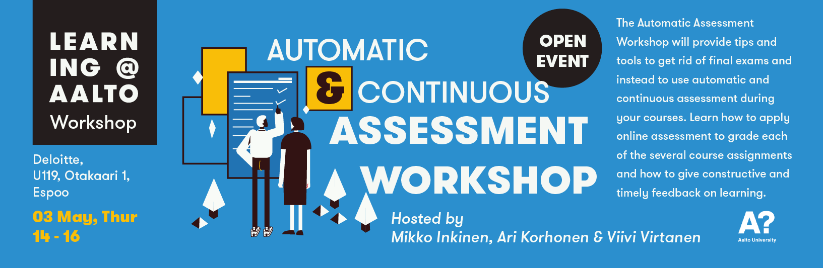 Automatic and Continuous Assessment Workshop
