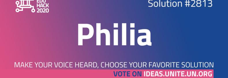 Philia, the winner of our Learning with AI challenge nominated as a finalist!