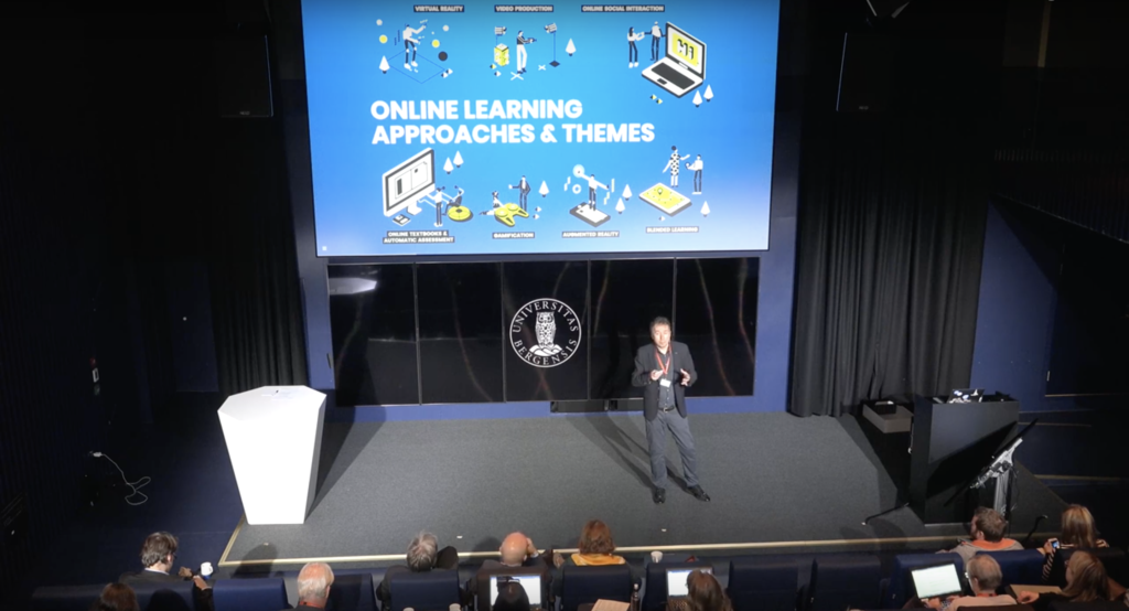 Invited talk on Digital Learning Spaces – Tomorrow and Beyond in Bergen, Norway